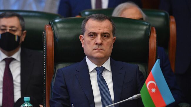Министр иностранных дел Азербайджана Джейхун Байрамов принимает участие в заседании Совета министров иностранных дел стран СНГ