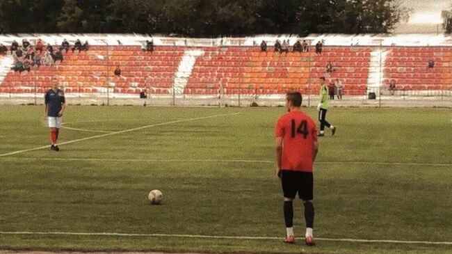 Футболист молодежной команды подмосковного клуба Знамя Труда Никита Сидоров