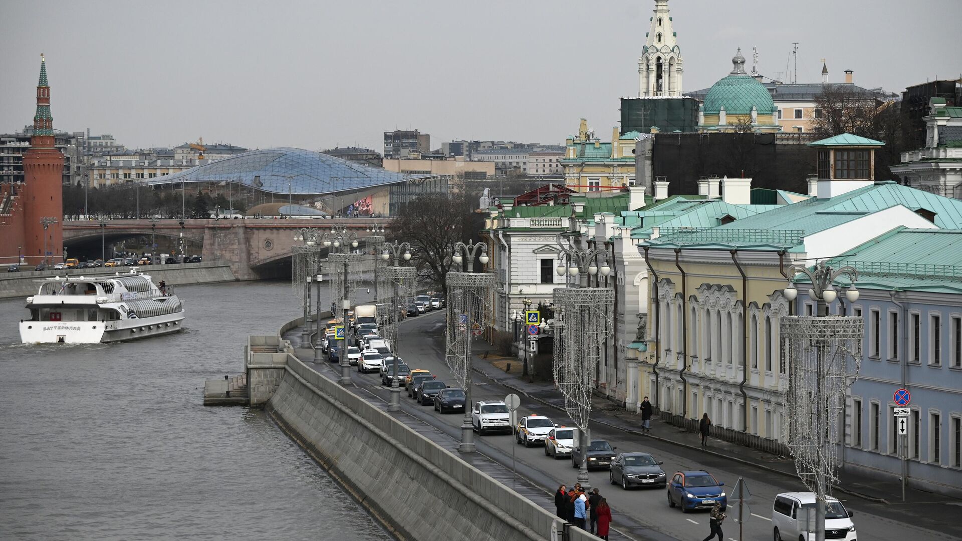 Софийская набережная в Москве - РИА Новости, 1920, 25.01.2023