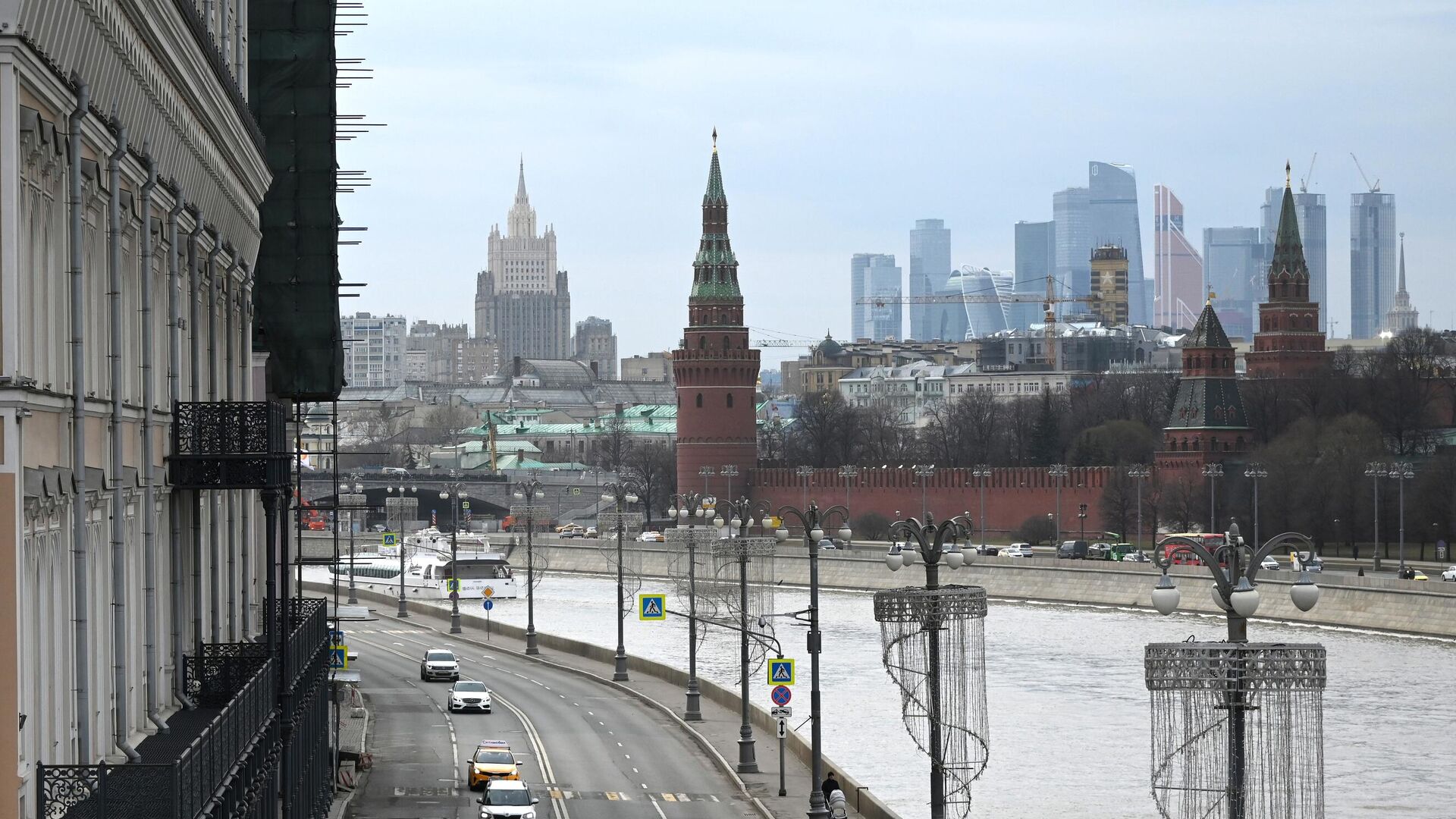 Софийская набережная в Москве - РИА Новости, 1920, 19.04.2021