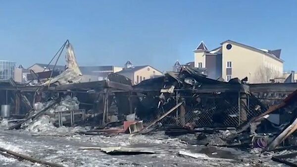Кадры с места пожара в Якутии