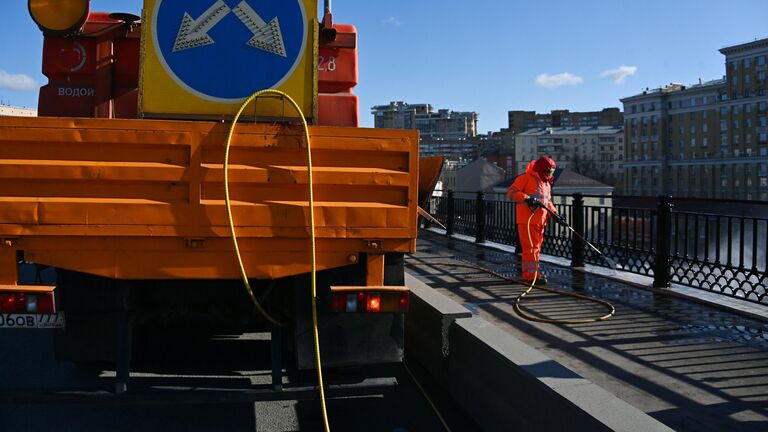 Промывка Большого Краснохолмского моста