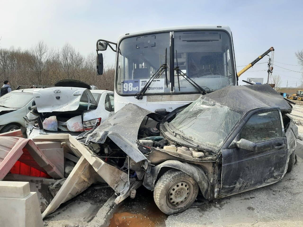 Рязанские власти назвали причину массового ДТП с автобусом - РИА Новости,  12.04.2021