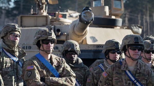 Солдаты армии США на учениях в восточной Европе