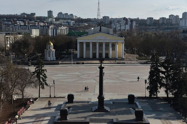 Соборная площадь в Белгороде