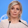 Официальный представитель Министерства иностранных дел России Мария Захарова во время брифинга в Москве