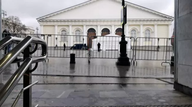 Кадры Манежа перед посланием президента