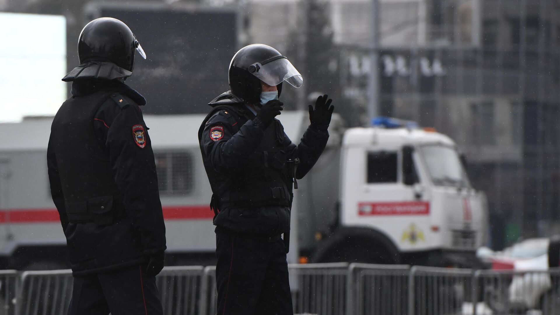 Несанкционированные акции в поддержку А. Навального в регионах России - РИА Новости, 1920, 21.05.2021