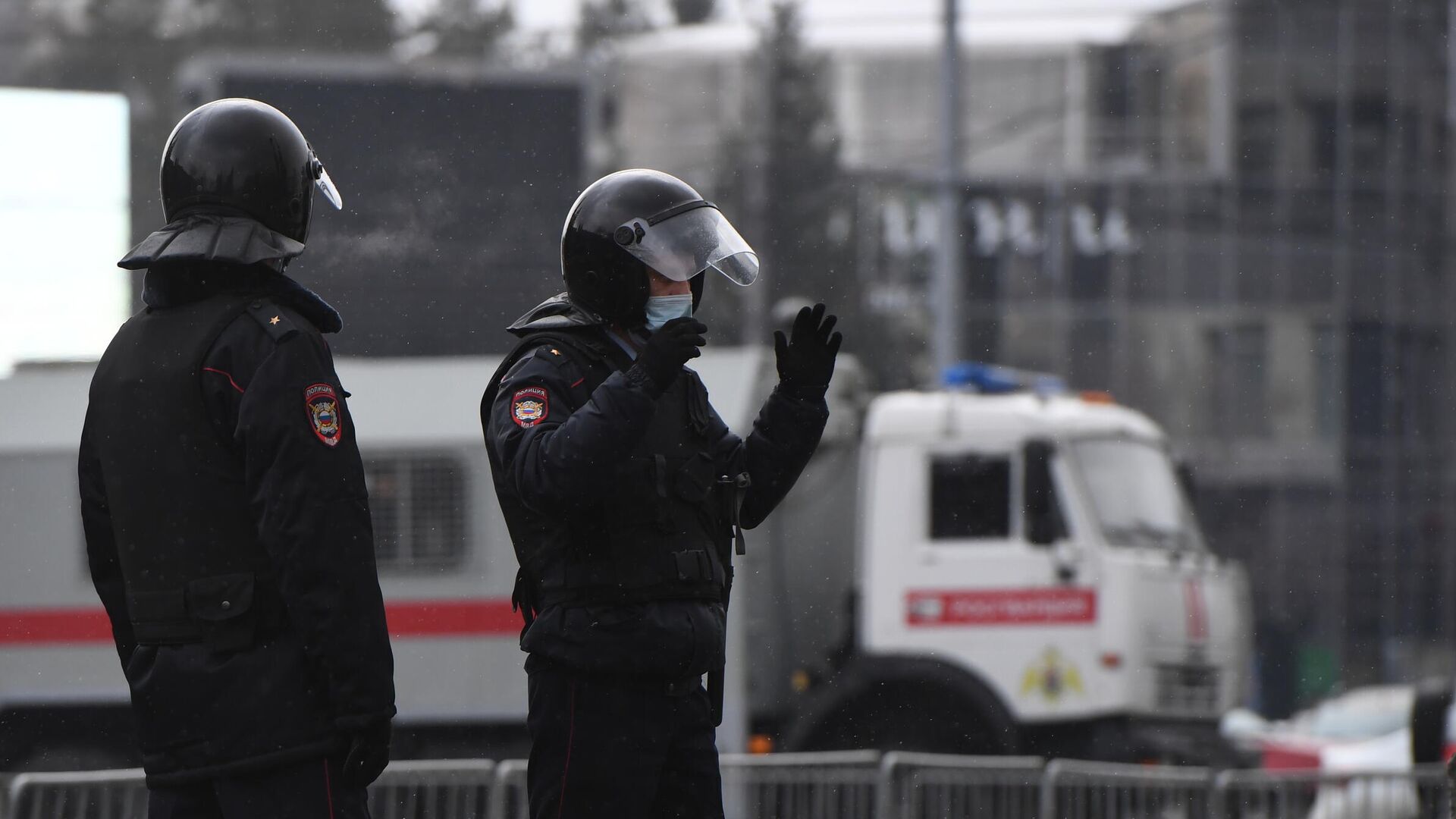 Несанкционированные акции в поддержку А. Навального в регионах России - РИА Новости, 1920, 21.05.2021