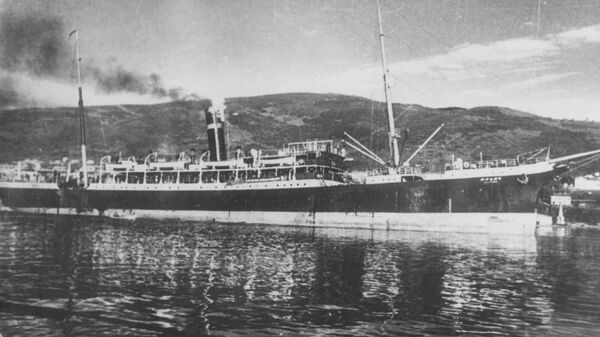 Товаро-пассажирский пароход Ильич. 1920-1930