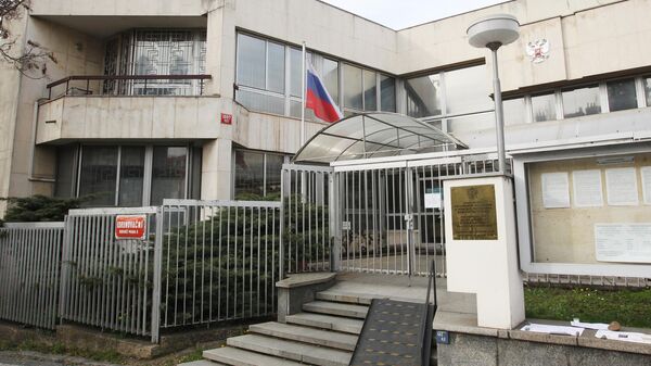 Здание посольства РФ в Чехии. Архивное фото