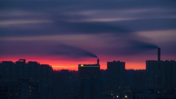 Закат в Москве