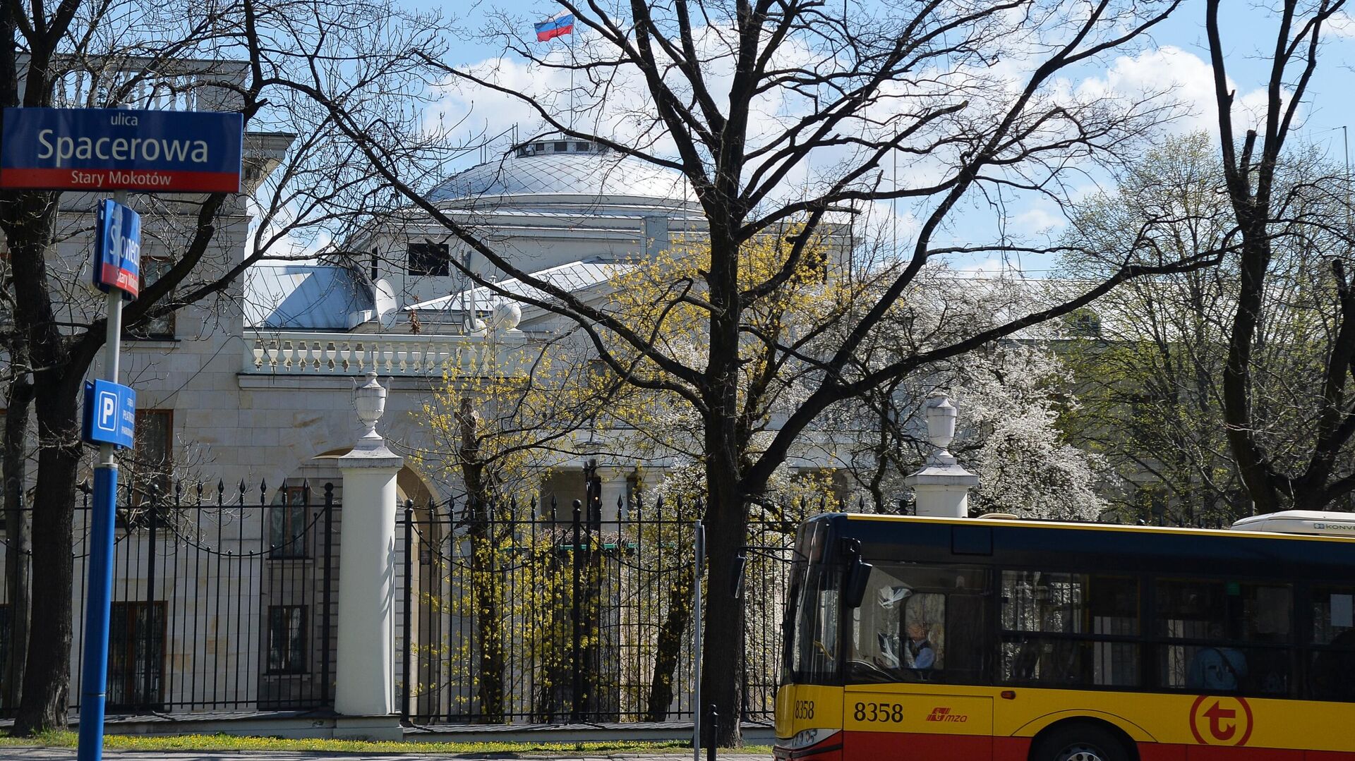 Здание посольства РФ в Варшаве - РИА Новости, 1920, 02.05.2023