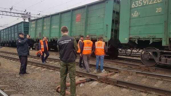 Грузовые вагоны сошли с рельсов на станции Заводская Южно-Уральской железной дороги