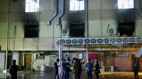 Пожар в больнице в Багдаде (Ирак), где погибло 28 человек