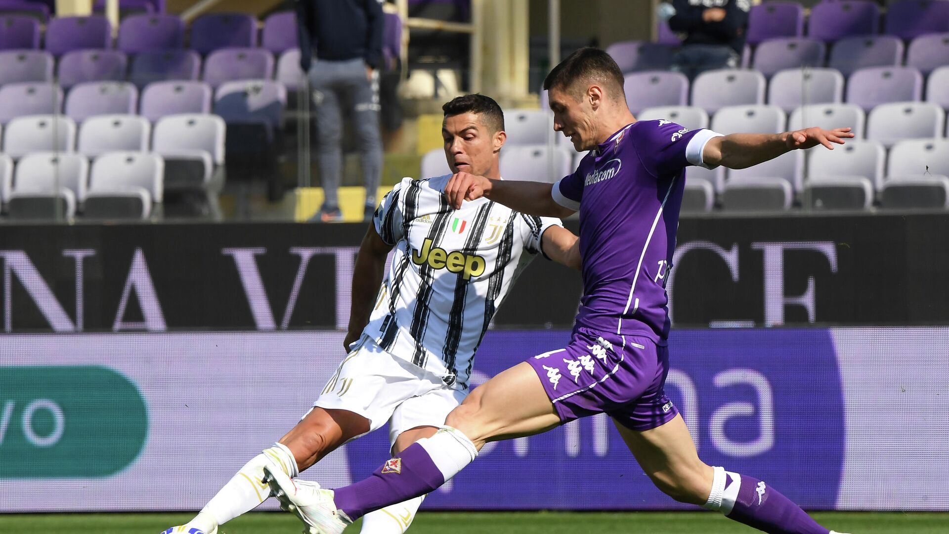 Игровой момент матча чемпионата Италии Фиорентина - Ювентус - РИА Новости, 1920, 25.04.2021