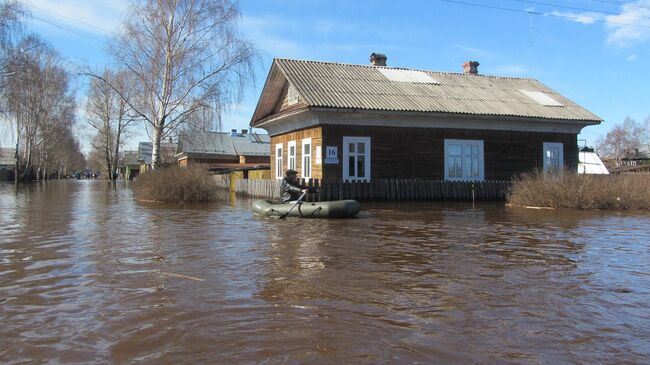 Паводок в Вологодской области, 18 апреля 2016