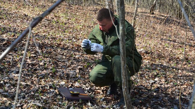 Археологические работы в районе реки Гоголь на стыке Тульской и Орловской областей