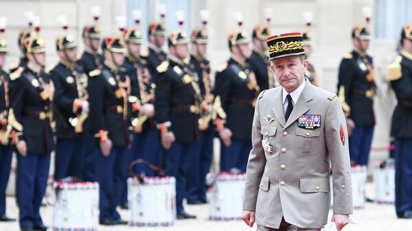 Начальник Генерального штаба Франции Пьер де Вилье в Елисейском дворце. 2017 год