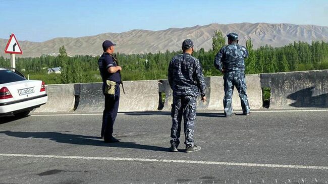 Сотрудники МВД Кыргызстана