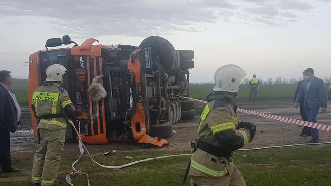 ДТП на 535-м километре автодороги Астрахань - Ставрополь