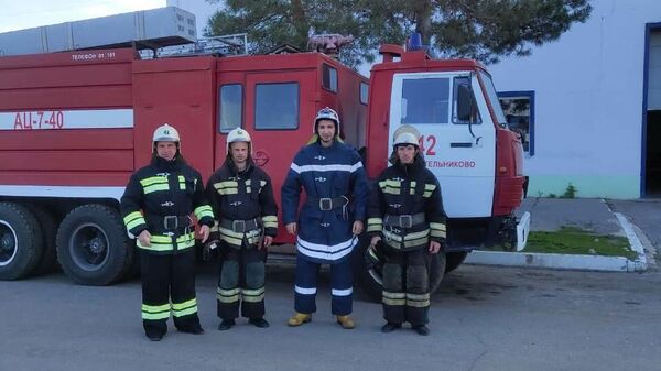 При пожаре в городе Котельниково огнеборцы спасли 4 детей