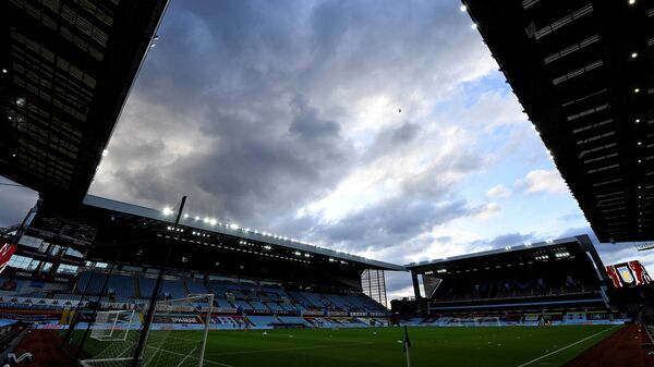 Villa Park stadium is pictured in Birmingham, central England on October 1, 2020, ahead of the English League Cup fourth round football match between Aston Villa and Stoke. (Photo by PETER POWELL / POOL / AFP) / RESTRICTED TO EDITORIAL USE. No use with unauthorized audio, video, data, fixture lists, club/league logos or 'live' services. Online in-match use limited to 120 images. An additional 40 images may be used in extra time. No video emulation. Social media in-match use limited to 120 images. An additional 40 images may be used in extra time. No use in betting publications, games or single club/league/player publications. / 