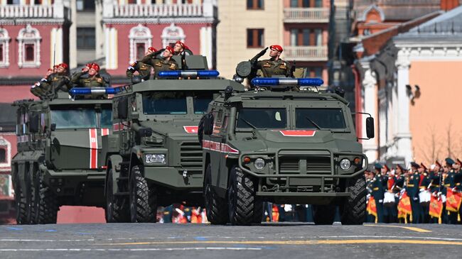 Генеральная репетиция парада Победы в Москве