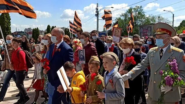 Шествие Бессмертного полка в Кишиневе   - РИА Новости, 1920, 09.05.2021