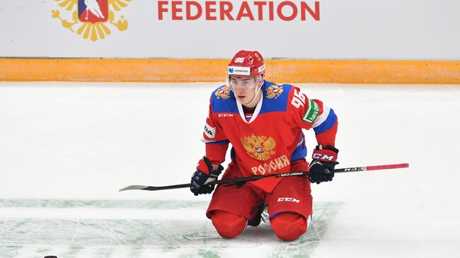 Нападающий сборной России Андрей Кузьменко
