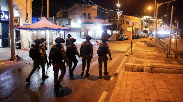 Сотрудники правоохранительных органов Израиля в Иерусалиме