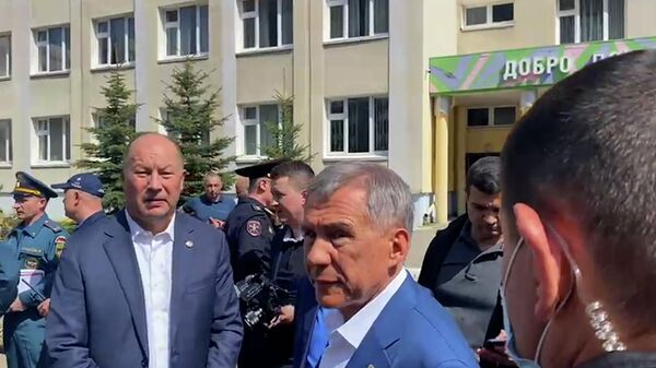 Президент Татарстана прибыл на место происшествия
