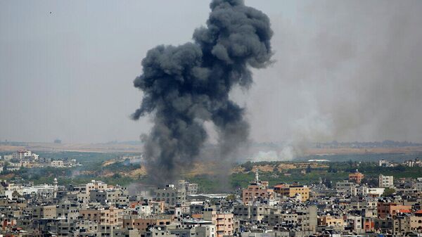 Последствия израильского авиаудара по Газе