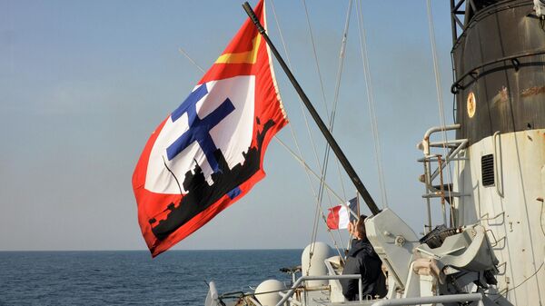 Корабль Командан Биро ВМС Франции в Черном море