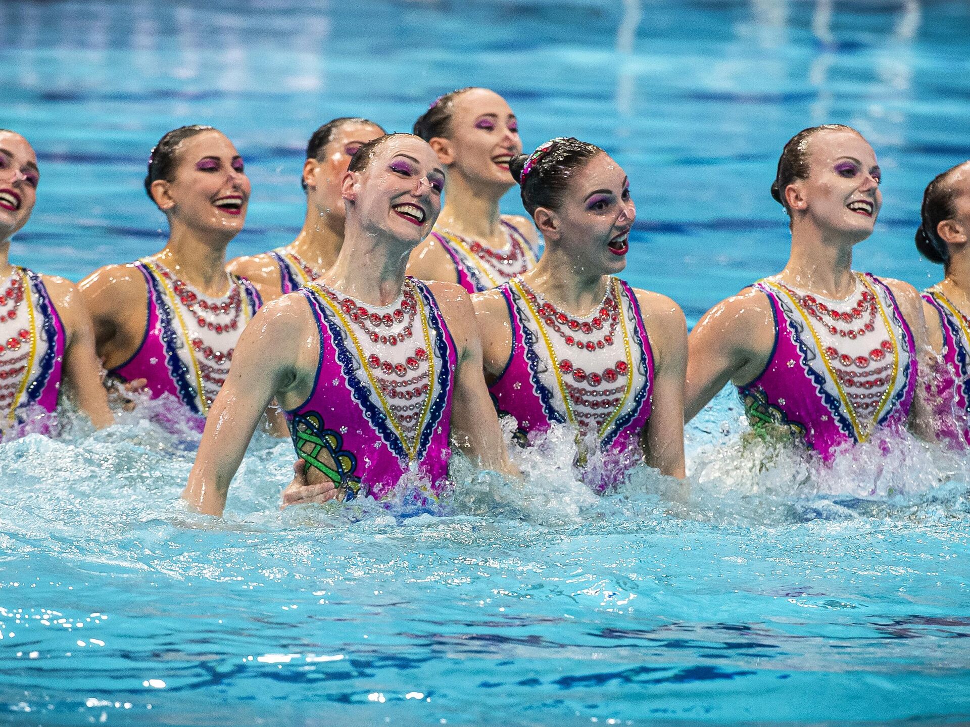 Чемпионат европы олимпийских игр. Сборная по синхронному плаванию 2021 России. Синхронное плавание Токио 2021.
