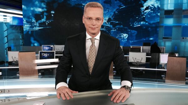 Тележурналист и ведущий программы Вести в 20:00 Эрнест Мацкявичюс