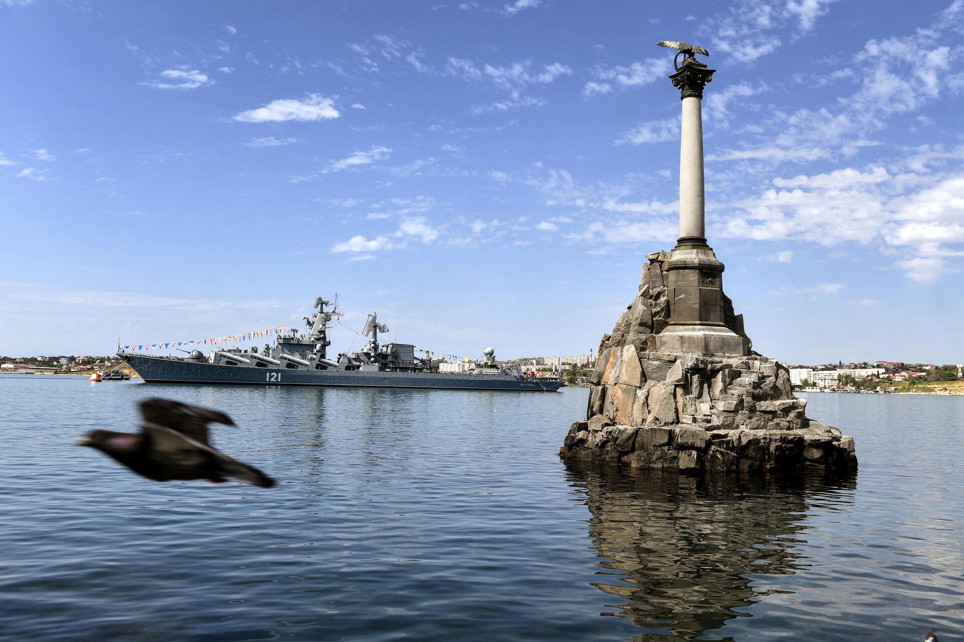 Памятник затопленным кораблям в Севастополе - РИА Новости, 1920, 19.08.2022