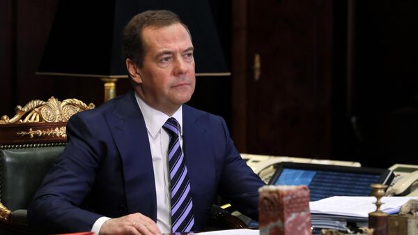 Председатель Единой России, заместитель председателя Совета безопасности РФ Дмитрий Медведев