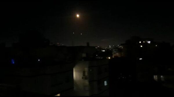 Перехват ракет в 10 км к востоку от Тель-Авива
