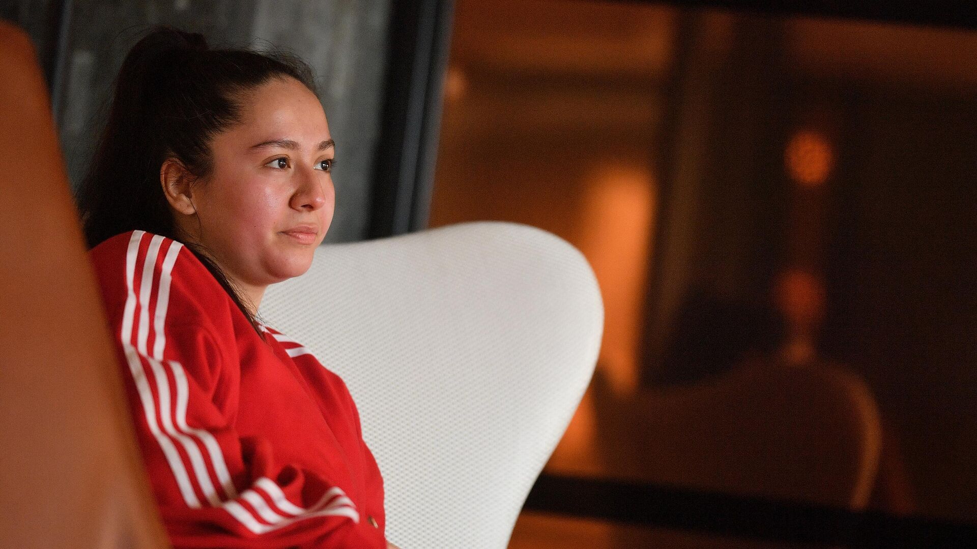 Певица Манижа, представляющая Россию на международном конкурсе песни Евровидение-2021 с песней Russian Woman, дает интервью специальному корреспонденту МИА Россия Сегодня - РИА Новости, 1920, 19.05.2021