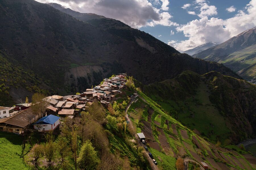 Село Гельмец, южный Дагестан