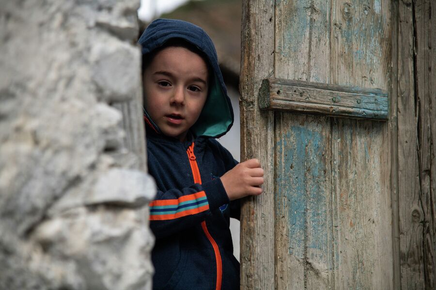 Мальчик из сала Гельмец, южный Дагестан