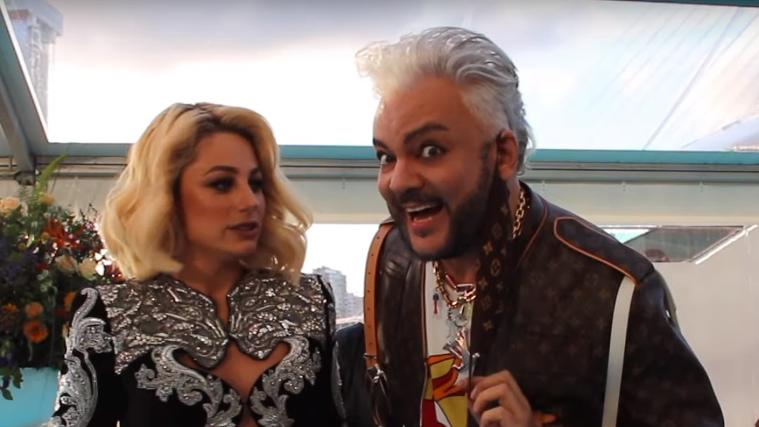 Natalia Gordienko ft. Filip Kirkorov(Moldova) @ Eurovision 2021 Turquoise Carpet Opening Ceremony - РИА Новости, 1920, 18.05.2021