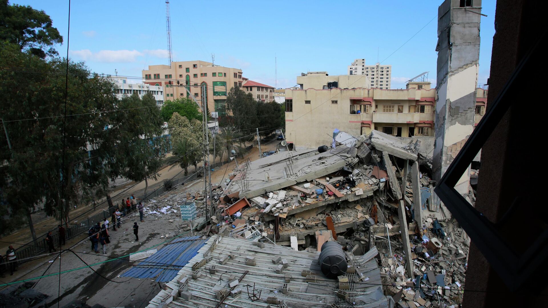Разрушенные в результате бомбардировки здания в секторе Газа. Архивное фото - РИА Новости, 1920, 25.11.2023