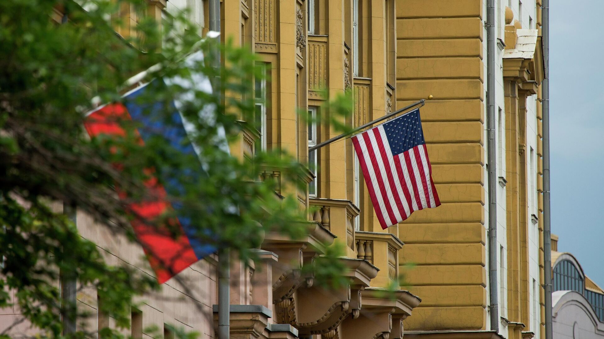 Посольство США в Москве  - РИА Новости, 1920, 12.07.2021
