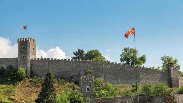 Средневековая крепость Скопье, Македония  