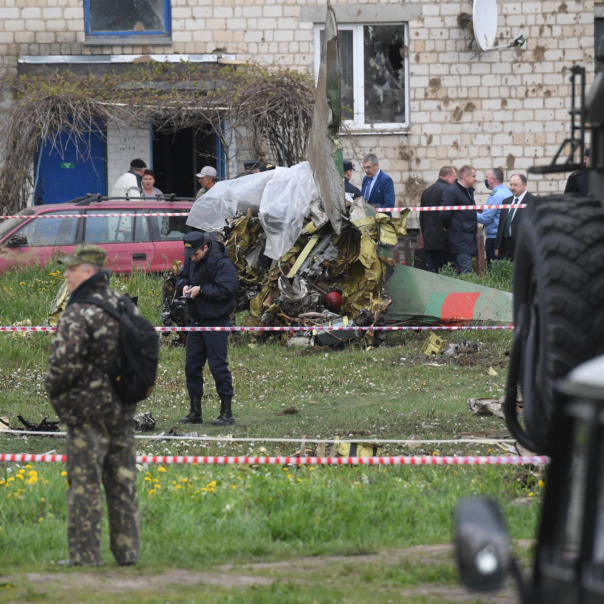 В Барановичах разбился военный самолет - РИА Новости, 20.05.2021