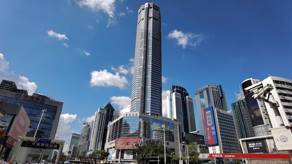 Башня SEG Plaza в китайском Шэньчжэне 