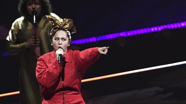Певица Манижа на репетиции финала 65-го международного конкурса песни Евровидение - 2021