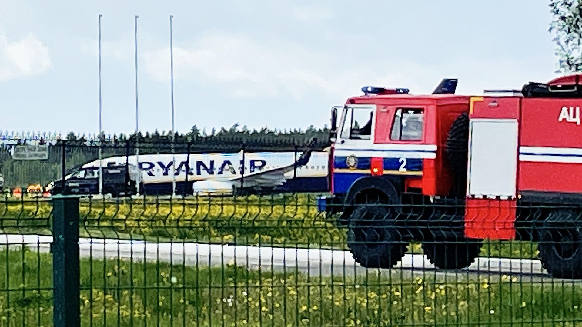 Самолет Boeing 737-8AS авиакомпании Ryanair в аэропорту Минска - РИА Новости, 1920, 23.05.2021